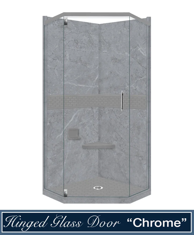 Grio Marble Classic Neo Shower Enclosure Kit