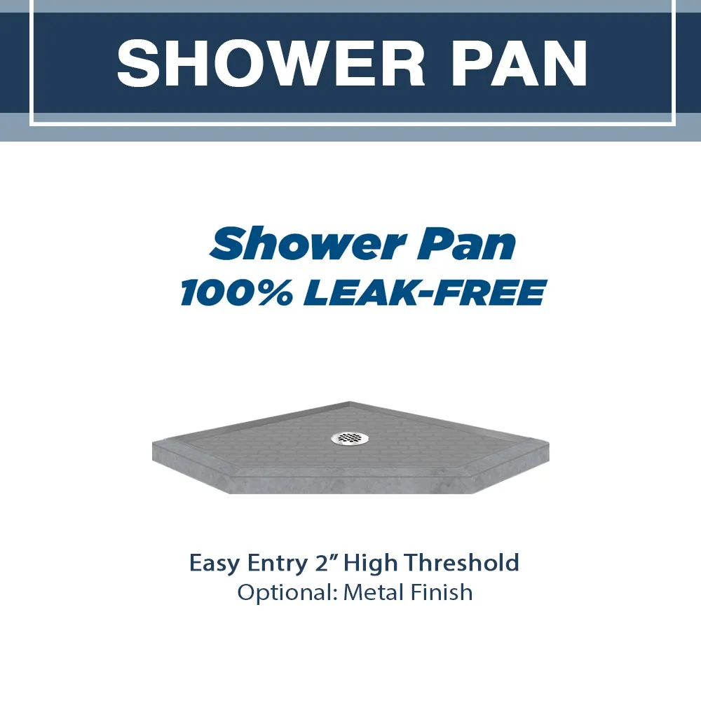 Grio Marble Classic Neo Shower Enclosure Kit