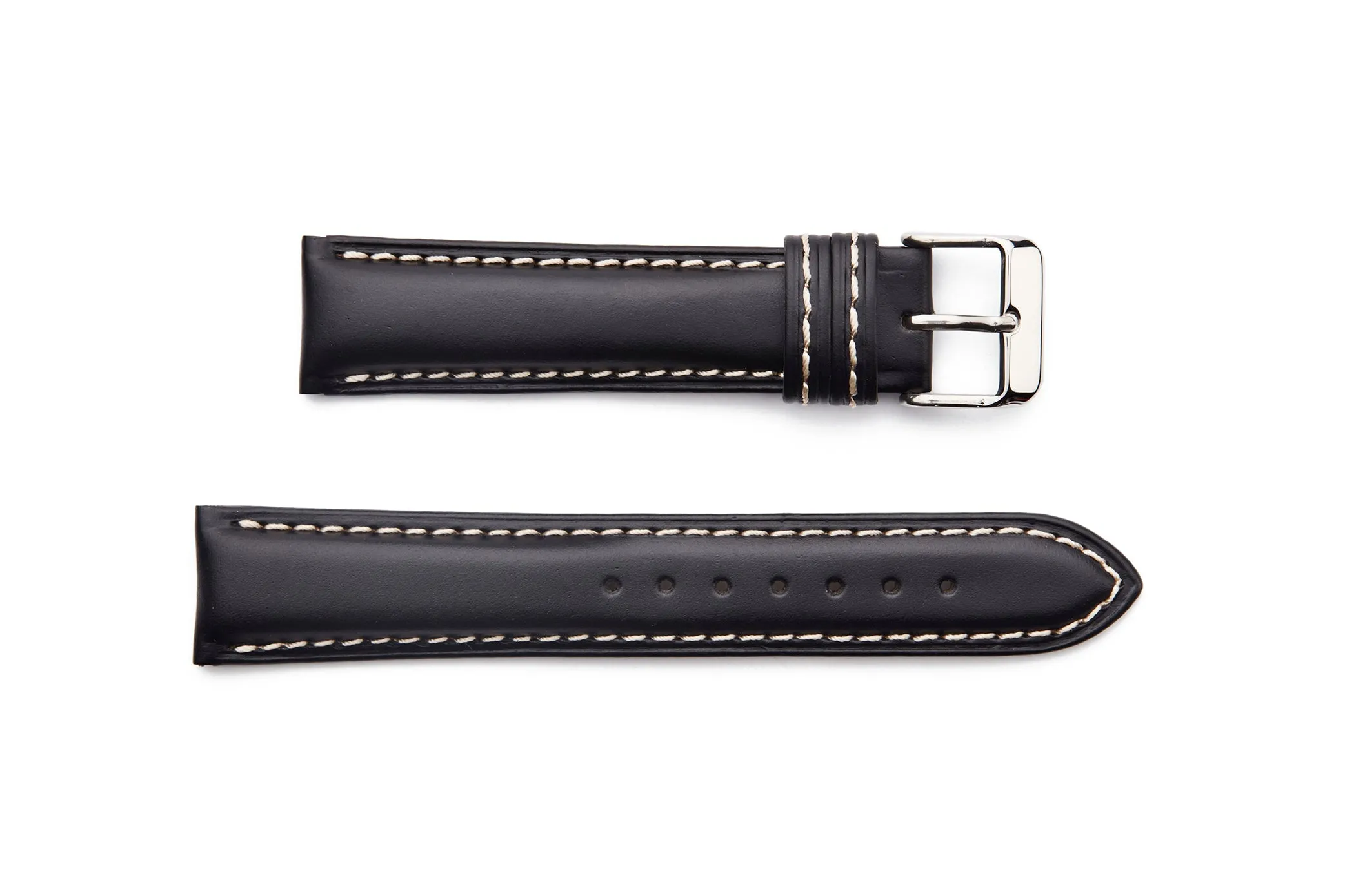 HRV-273 Heavy, Padded, Italian Calfskin Regular Watch Strap
