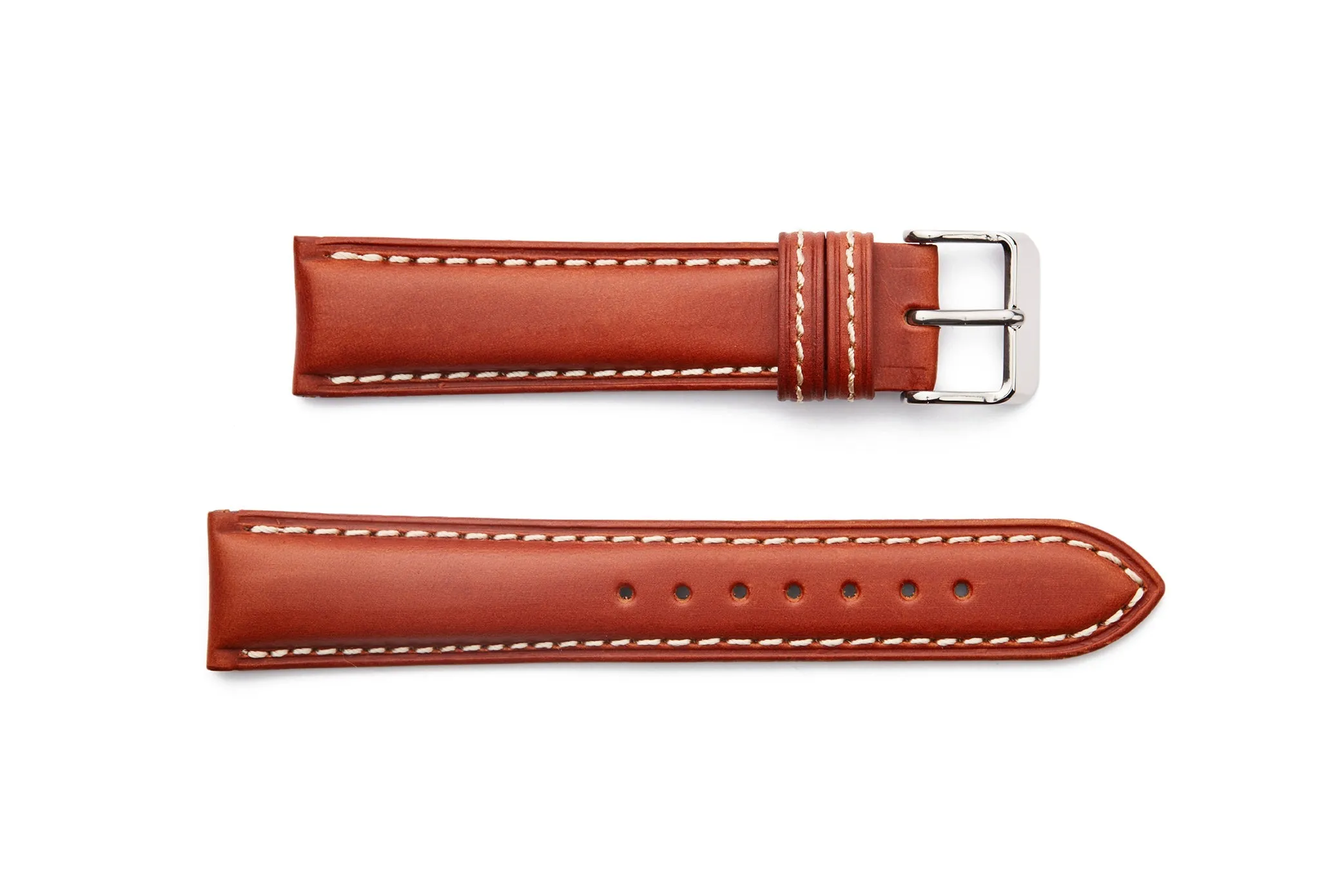 HRV-273 Heavy, Padded, Italian Calfskin Regular Watch Strap