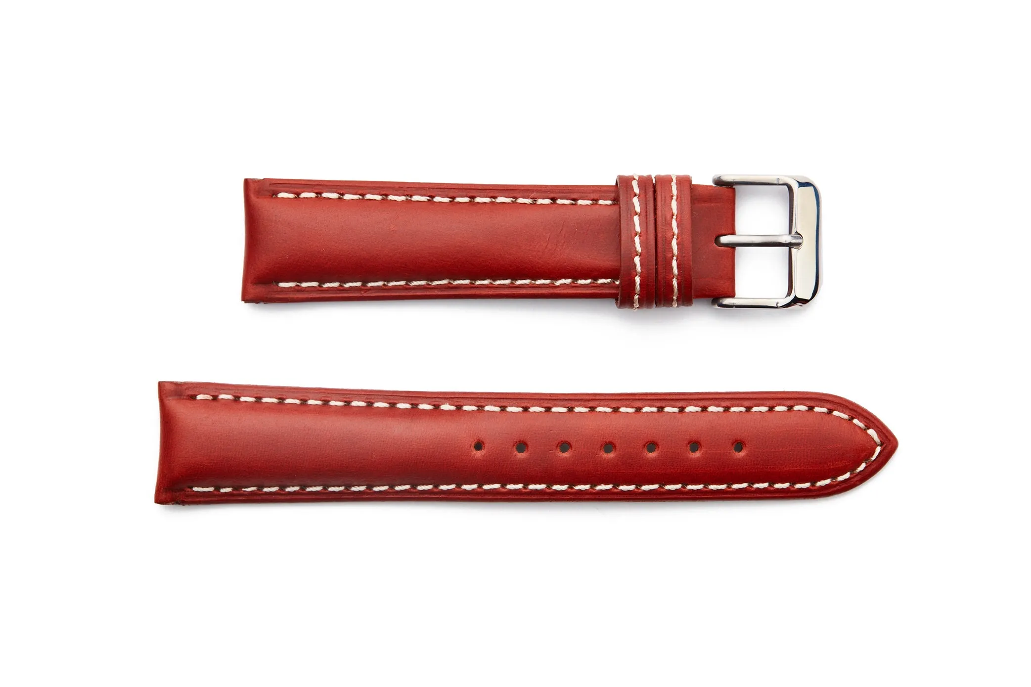 HRV-273 Heavy, Padded, Italian Calfskin Regular Watch Strap