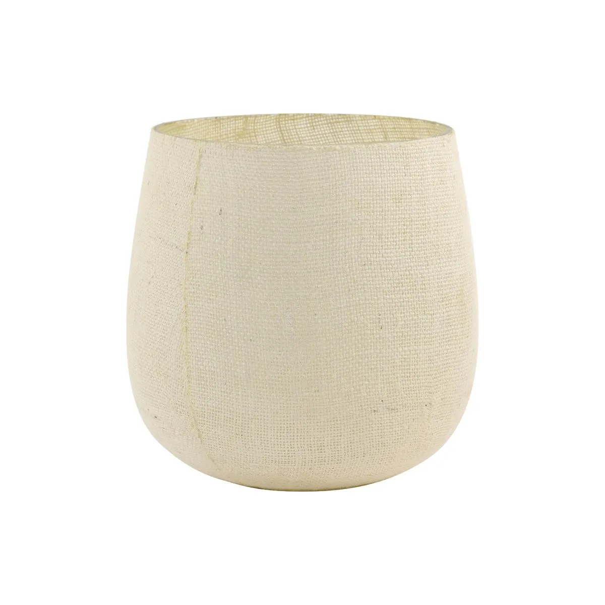 HURRICANE Ø25X25 CM SISCO JUTE WHITE