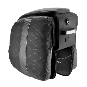 IBERA Bike MIK Trunk Bag Expandable Quick-Release Commuter Rear Seat Bag (Compatible with MIK Racks Only) | IB-BA25