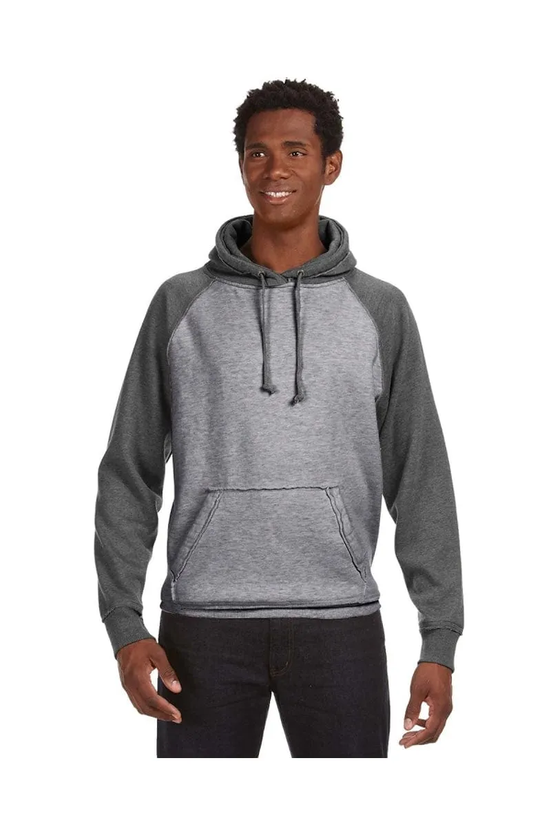 J America JA8885: Adult Vintage Heather Pullover Hood