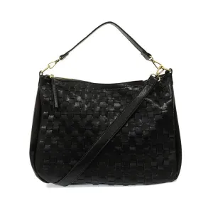 Kali Woven Slouchy Hobo Bag - L8146-00  -  Women's  BLACK