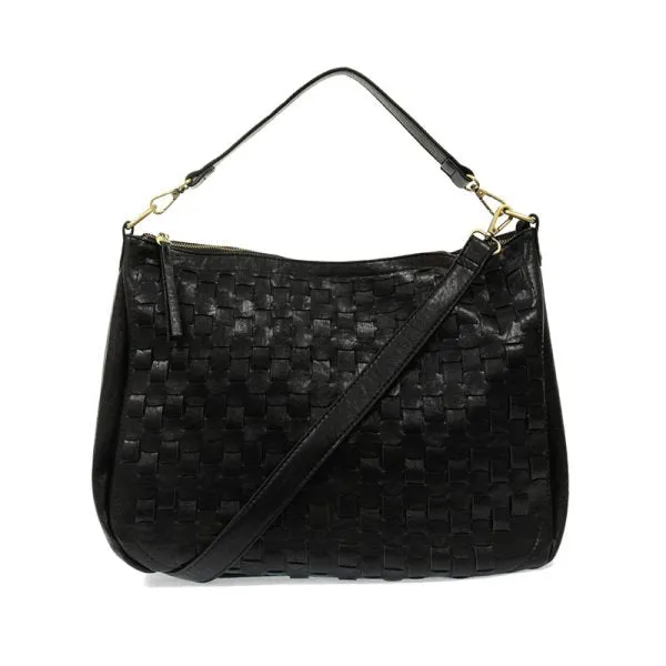 Kali Woven Slouchy Hobo Bag - L8146-00  -  Women's  BLACK