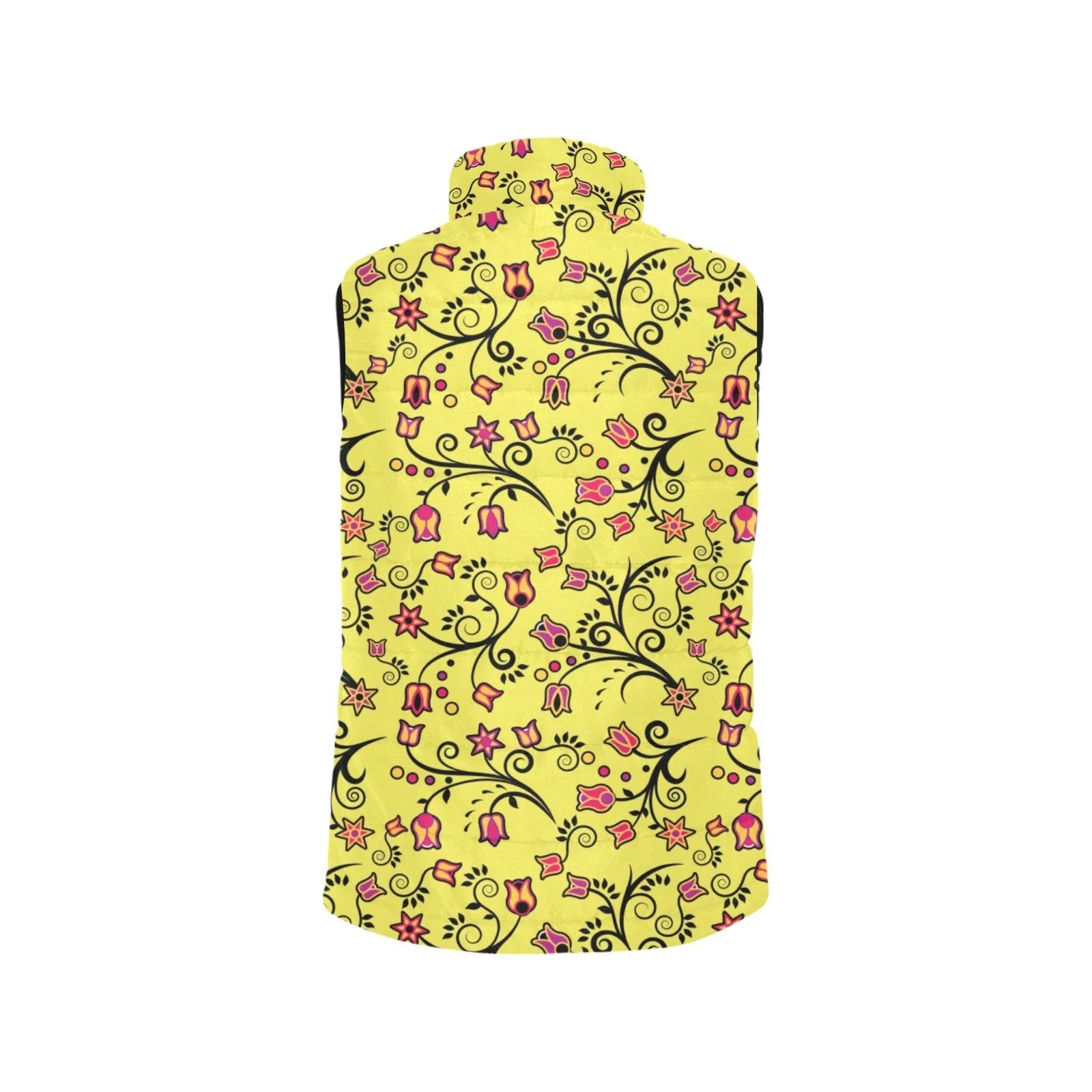 Key Lime Star Men's Padded Vest Jacket