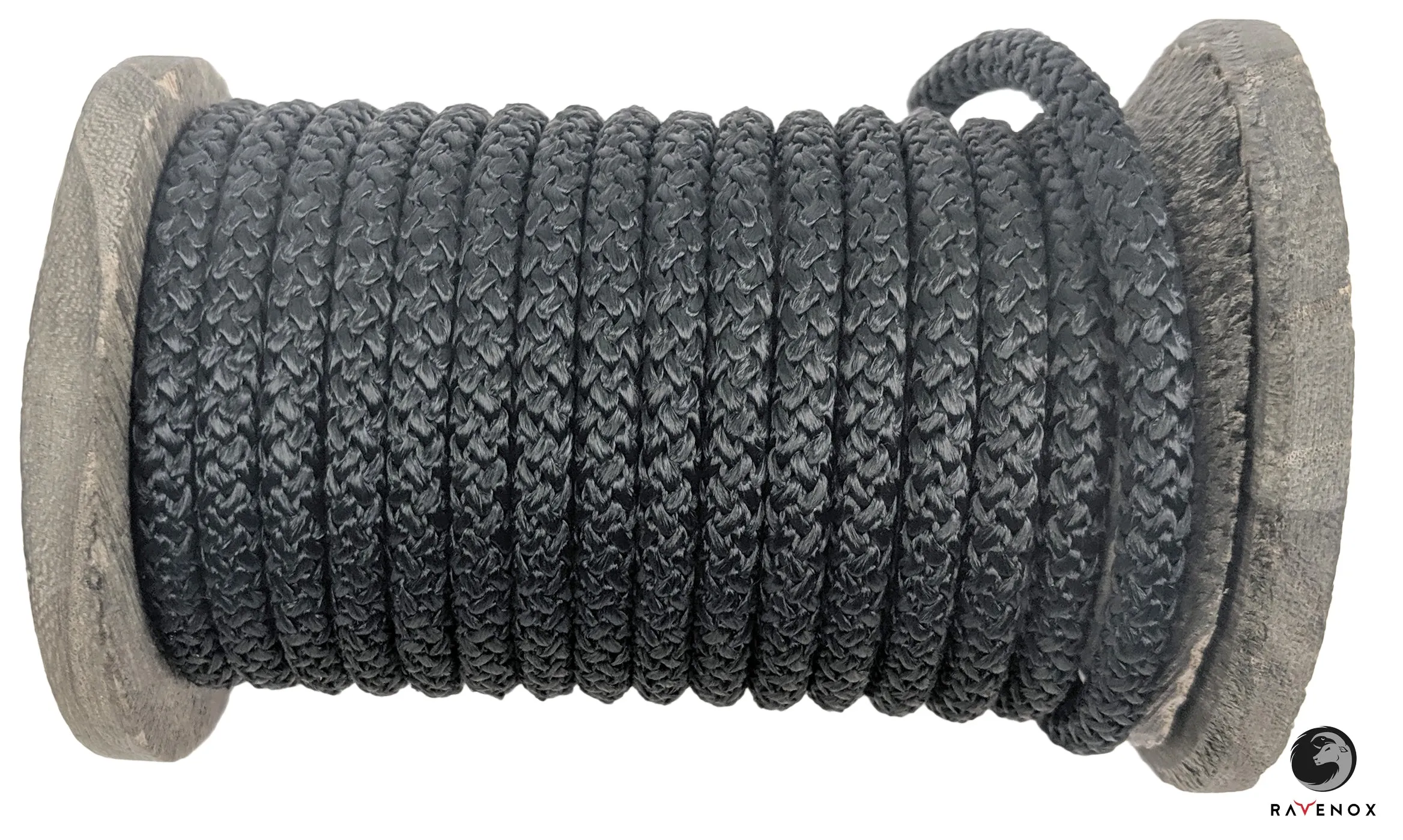 Knit Braid Polyester Rope (Black)