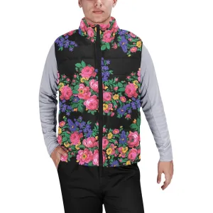 Kokum's Revenge Black Men's Padded Vest Jacket