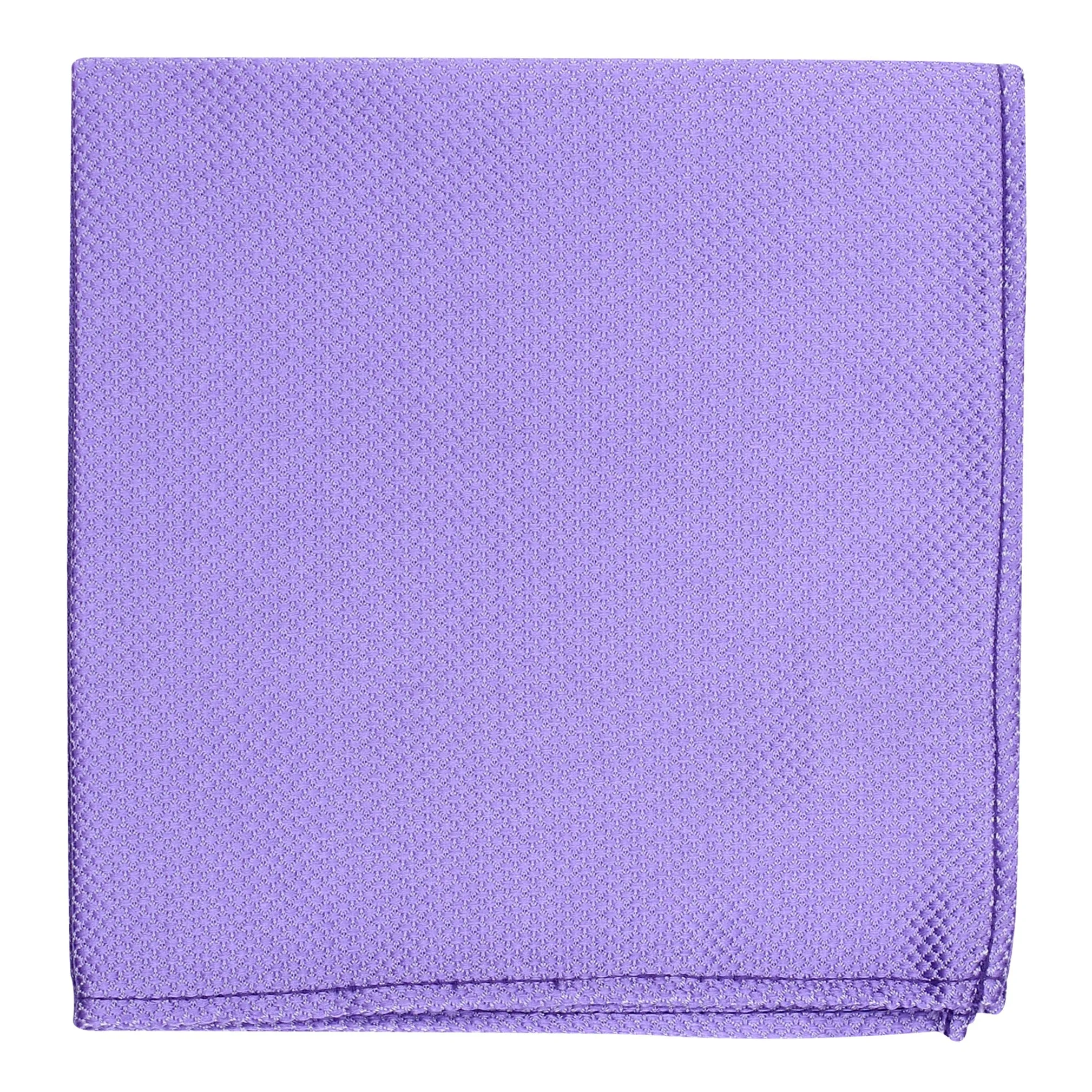 Kovove The Elegant Self Checkered Lavender Pocket Square For Men