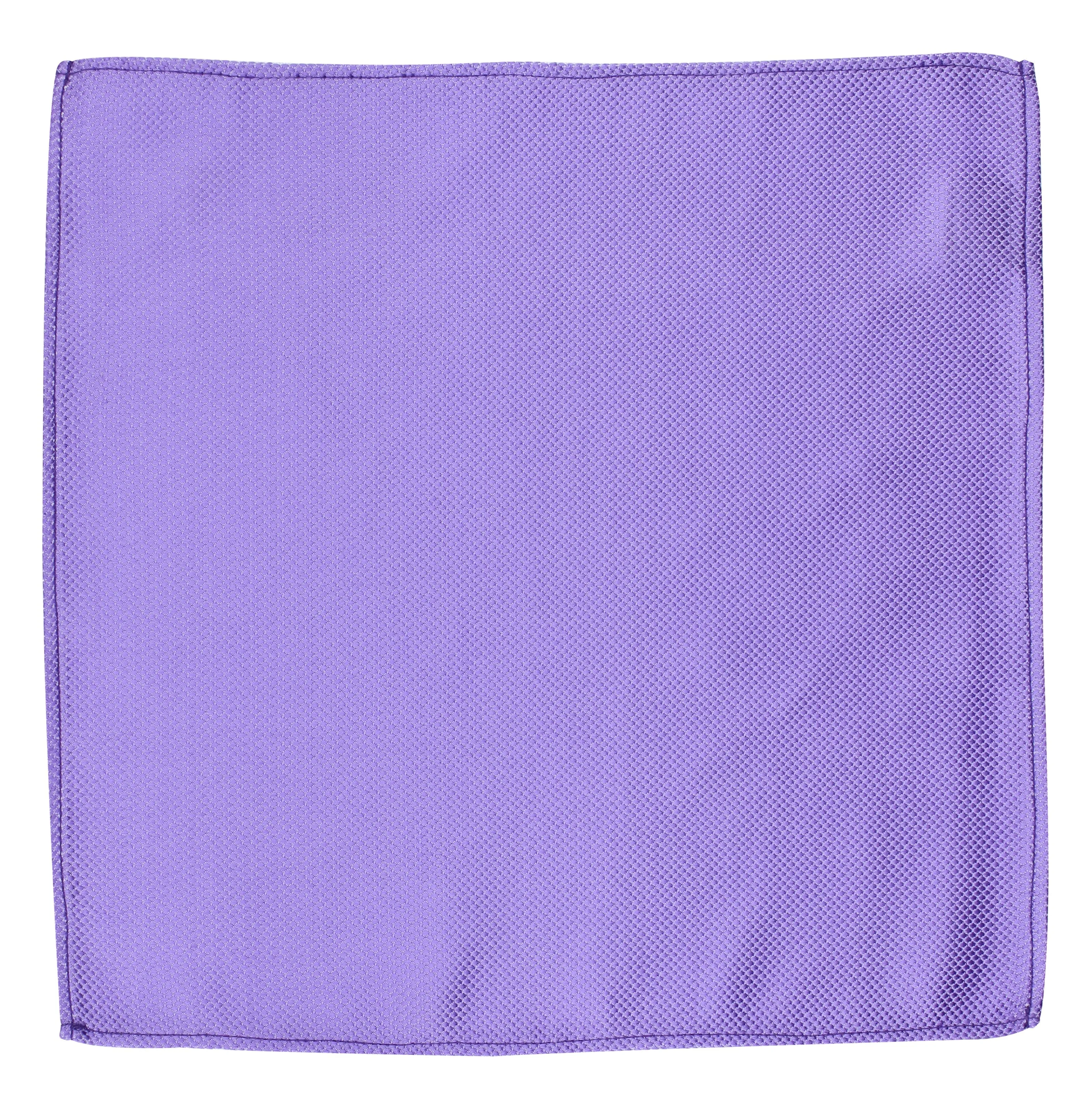 Kovove The Elegant Self Checkered Lavender Pocket Square For Men