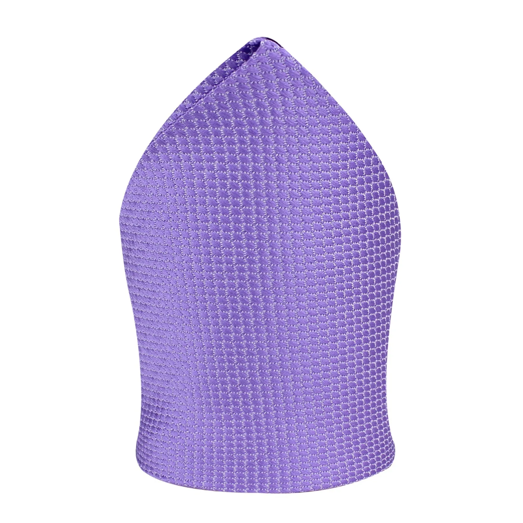 Kovove The Elegant Self Checkered Lavender Pocket Square For Men