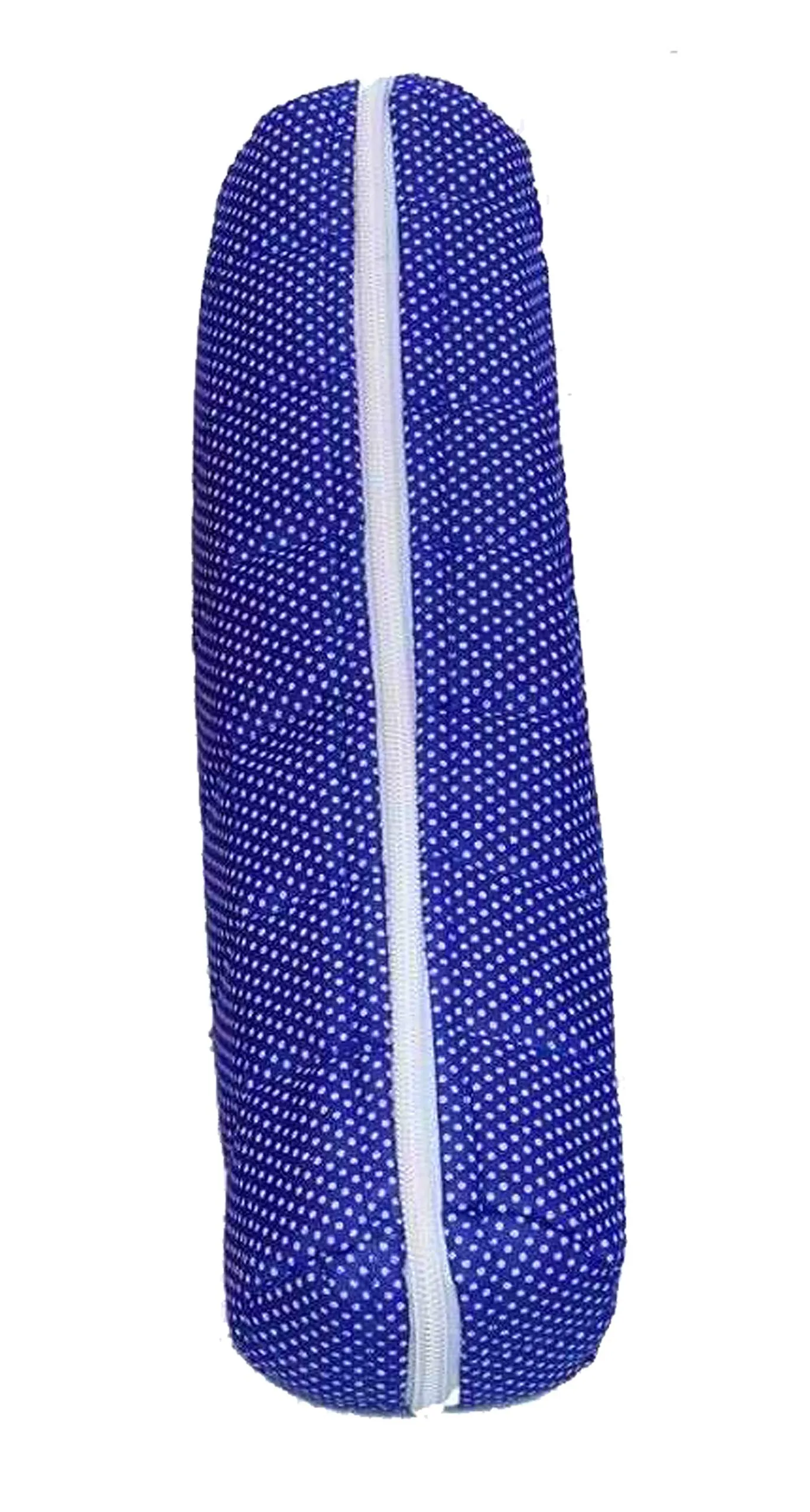 Kuber Industries Dots Print 2 Pieces Watch Case,Bangle Box/Wrist Watch Holder/Watch Organizer/Bracelet Pouch Zip Top Watch Case With One Roll (Navy Blue)