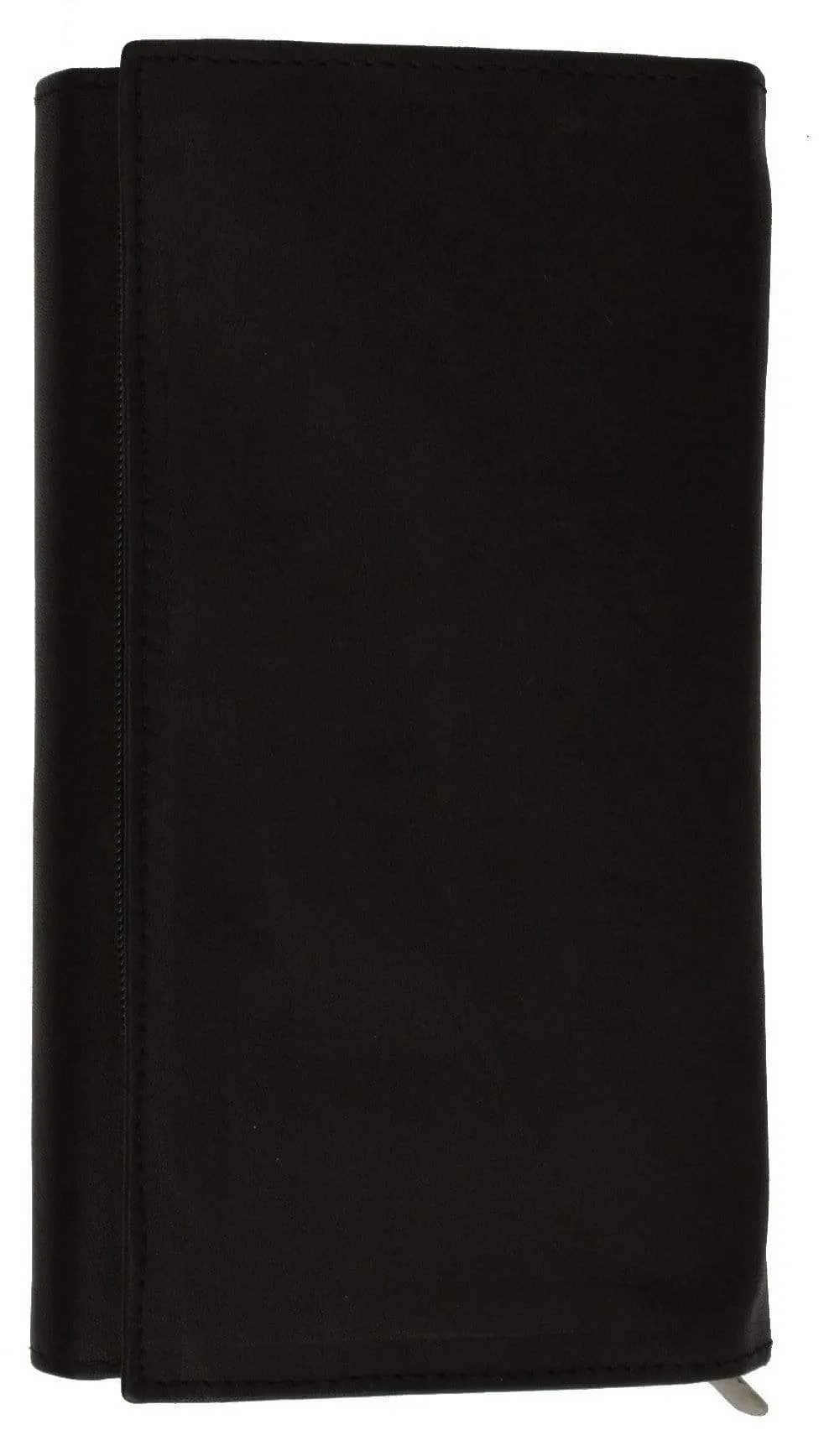 Ladies Genuine Leather Checkbook Wallet Organizer with Detachable Sleeve and ID Window 5575 CF (C)