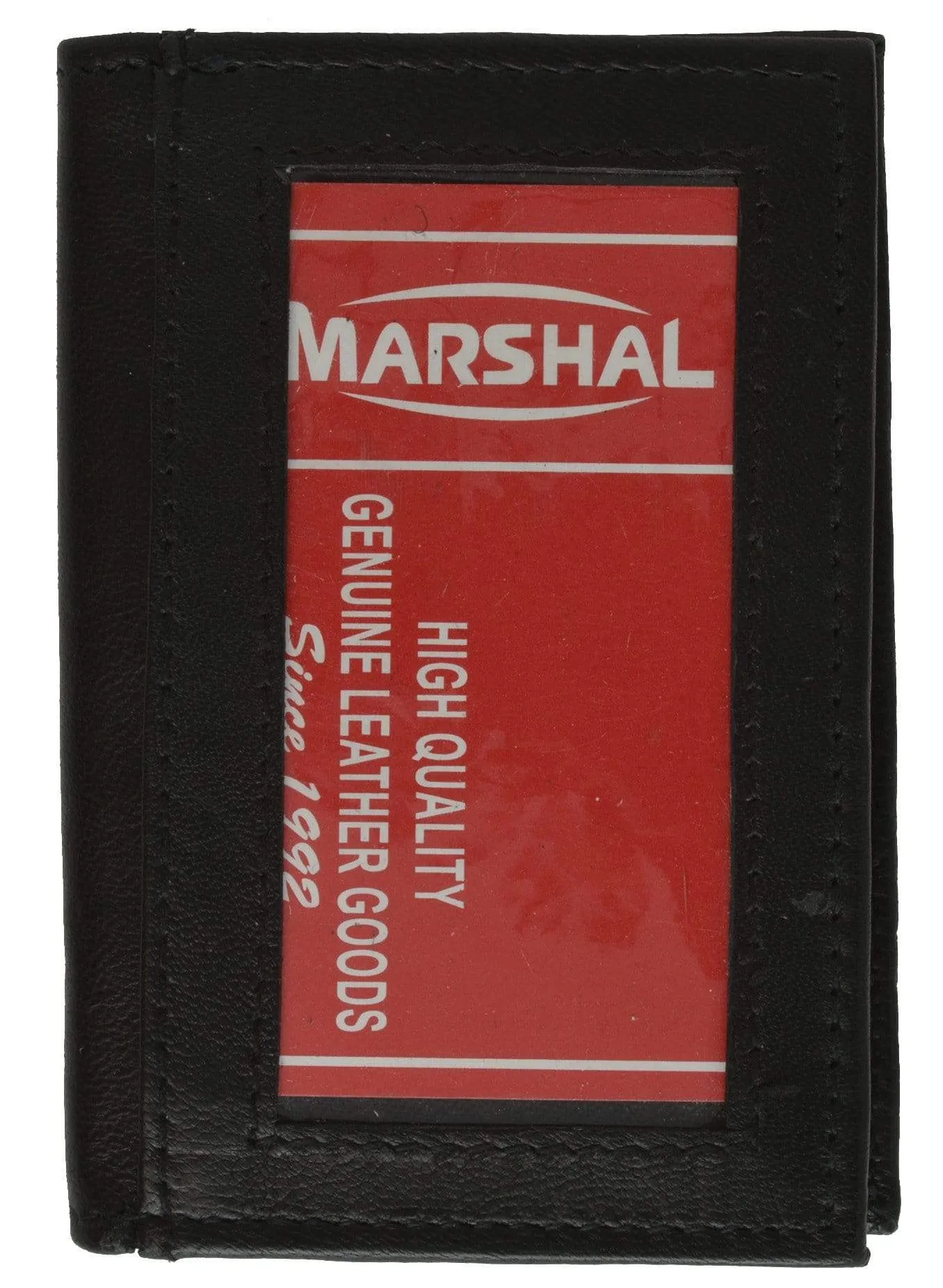 Lambskin Soft Leather Credit Card Holder with ID window for Men 155 (C)