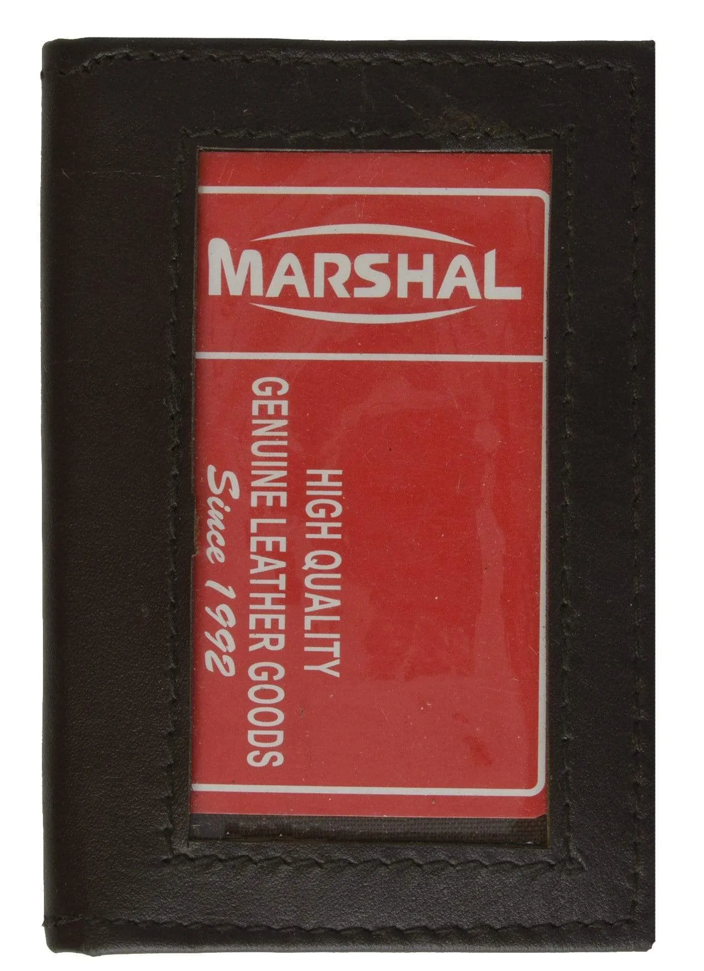 Lambskin Soft Leather Credit Card Holder with ID window for Men 155 (C)