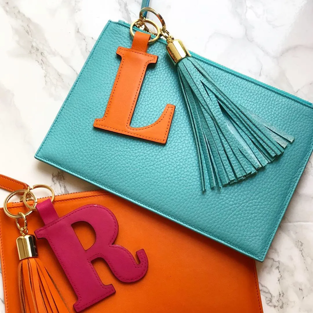 Leather Tassel Keyring
