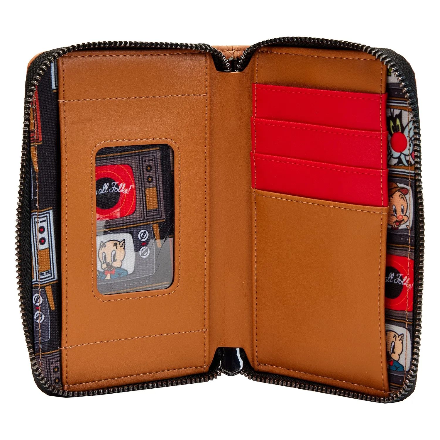 LF Looney Tunes Thats All Folks ZipAround Wallet