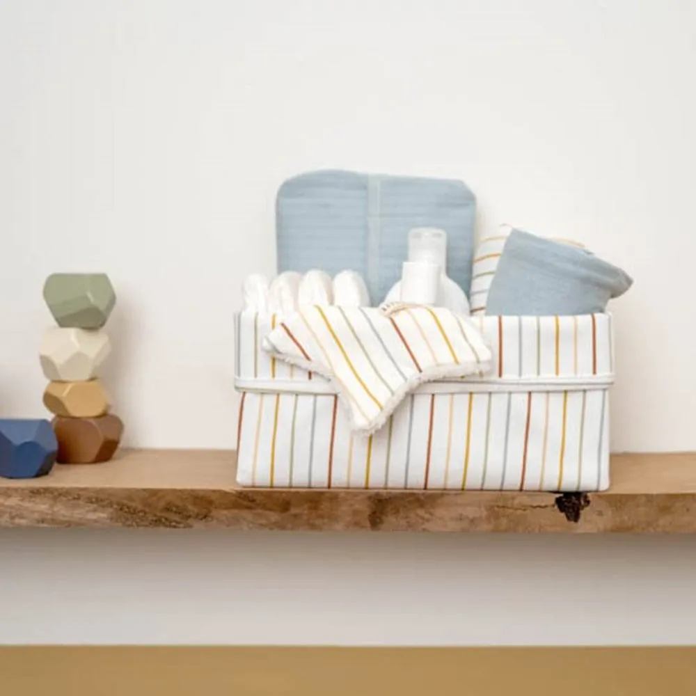 Little Dutch - Cestino rettangolare Vintage Sunny Stripes