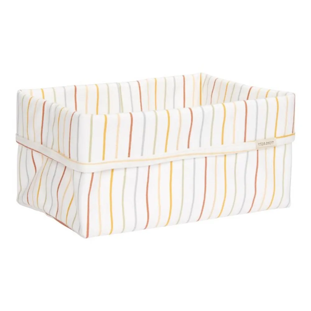 Little Dutch - Cestino rettangolare Vintage Sunny Stripes