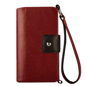 Lola XO - Wristlet Leather wallet case for iPhone 7