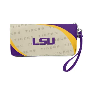 Louisiana State University Curve Zip Organizer Wallet