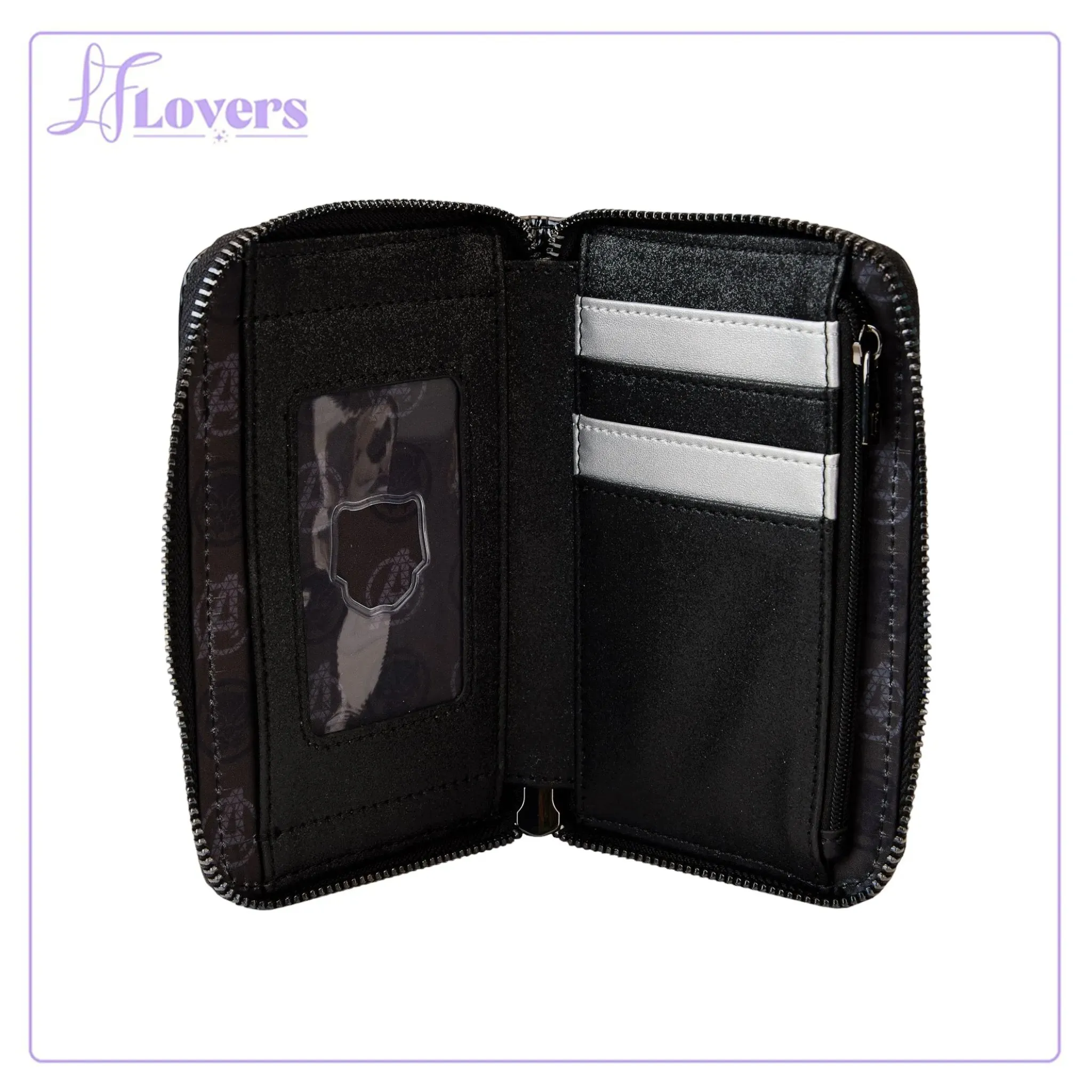 Loungefly Marvel Shine Black Panther Cosplay Zip Around Wallet