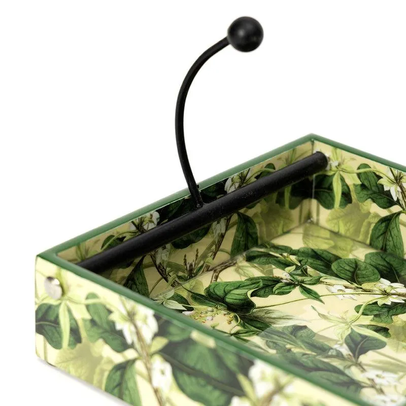 Lush Green Handmade Napkin Holder