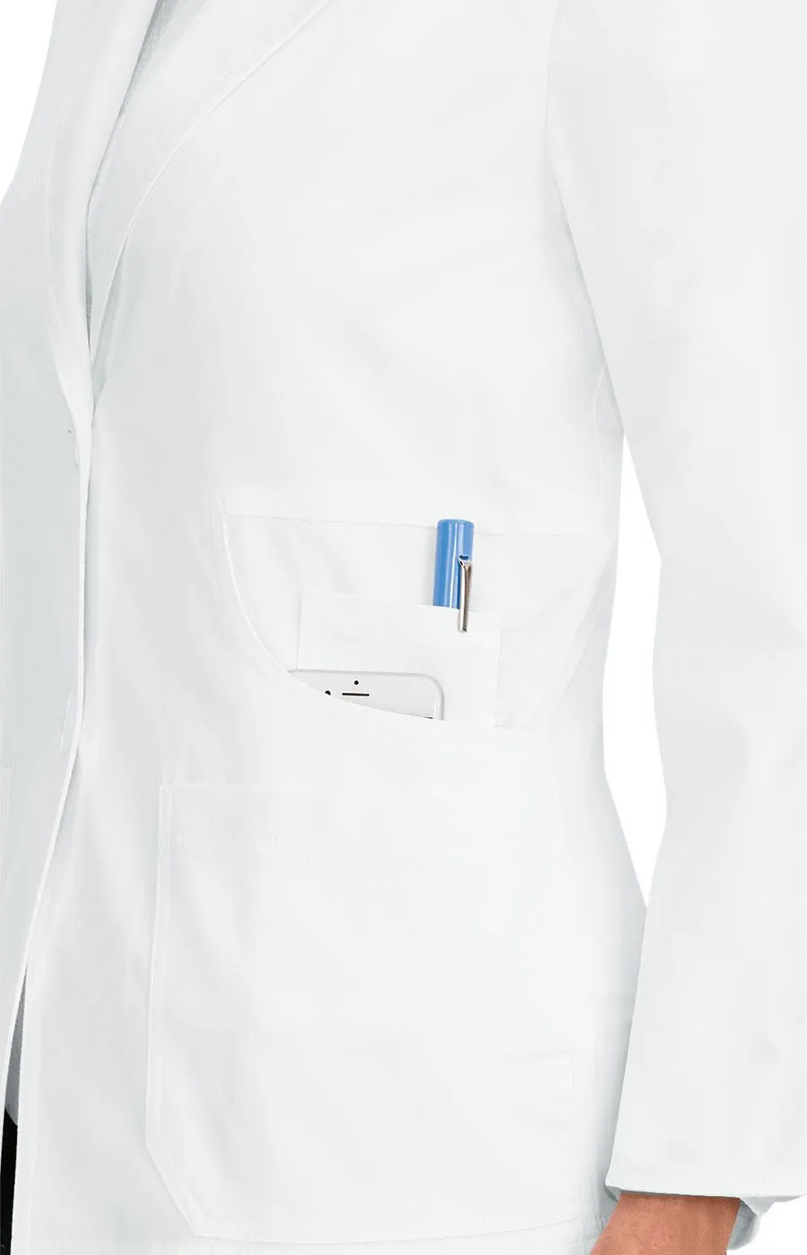 Macie Lab Coat by KOI XXS-3X / White