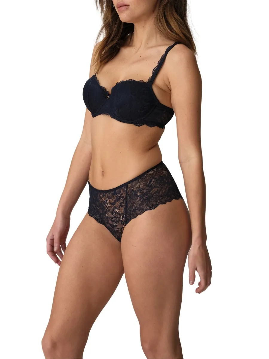 Manyla Padded Balcony Bra - Velvet Blue
