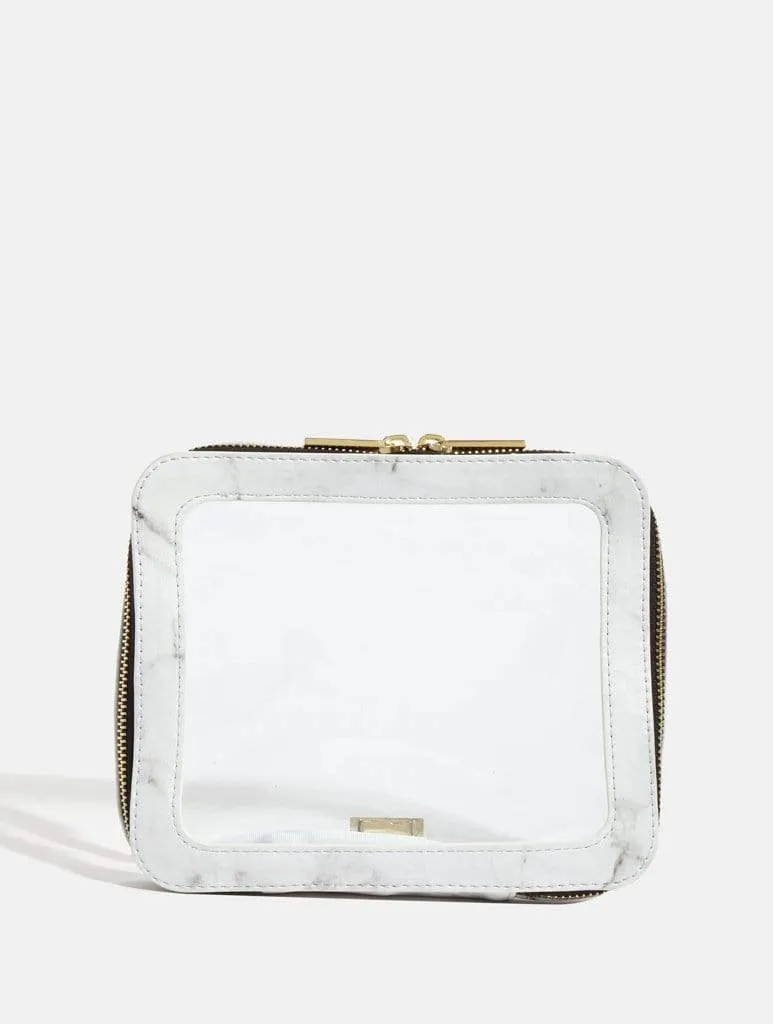 Marble Travel Makeup Bag