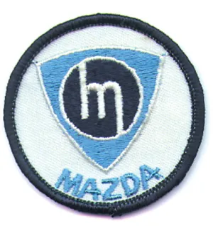 MAZDA LOGO ROUND PATCH (II9)