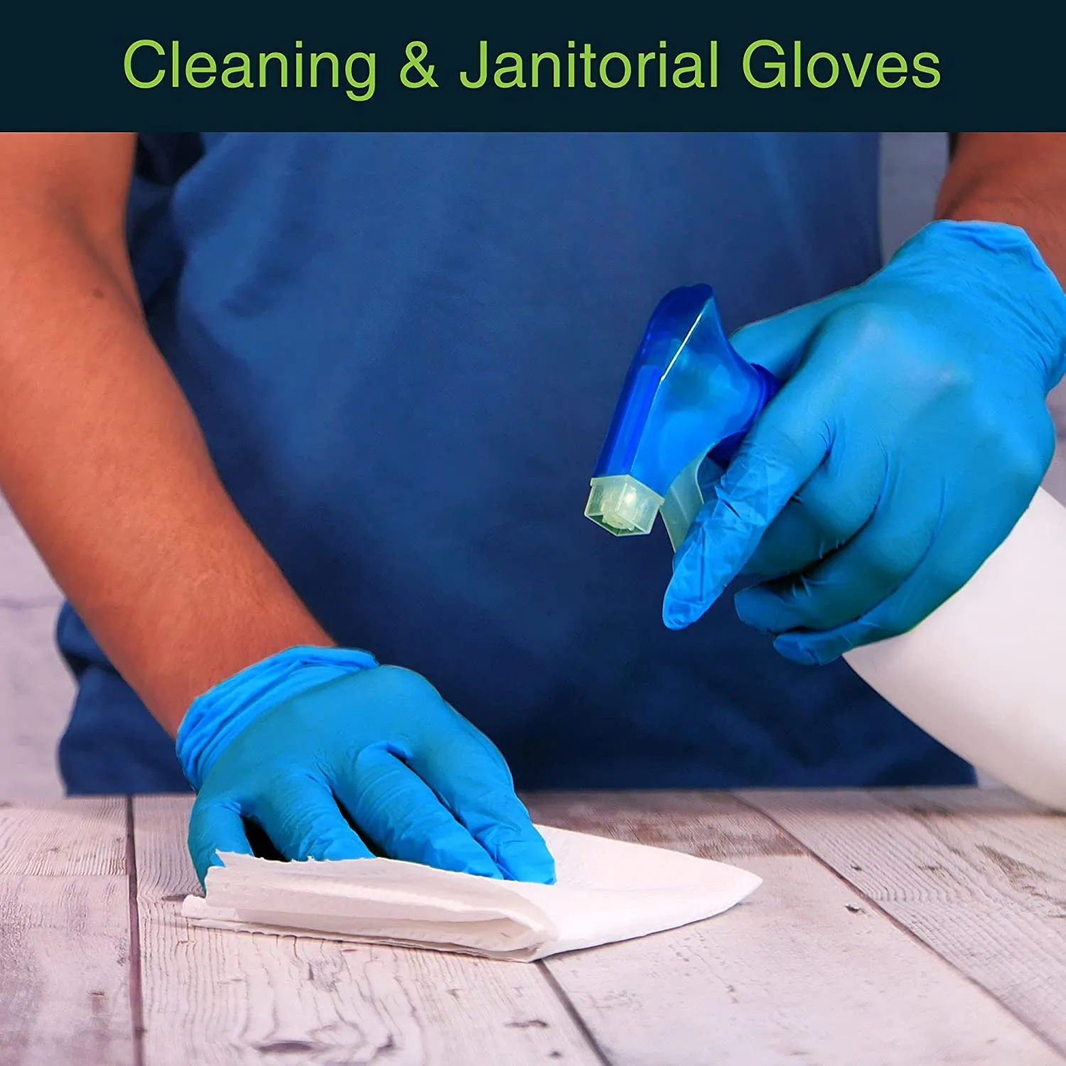 Medical Grade Vinyl Gloves - Blue