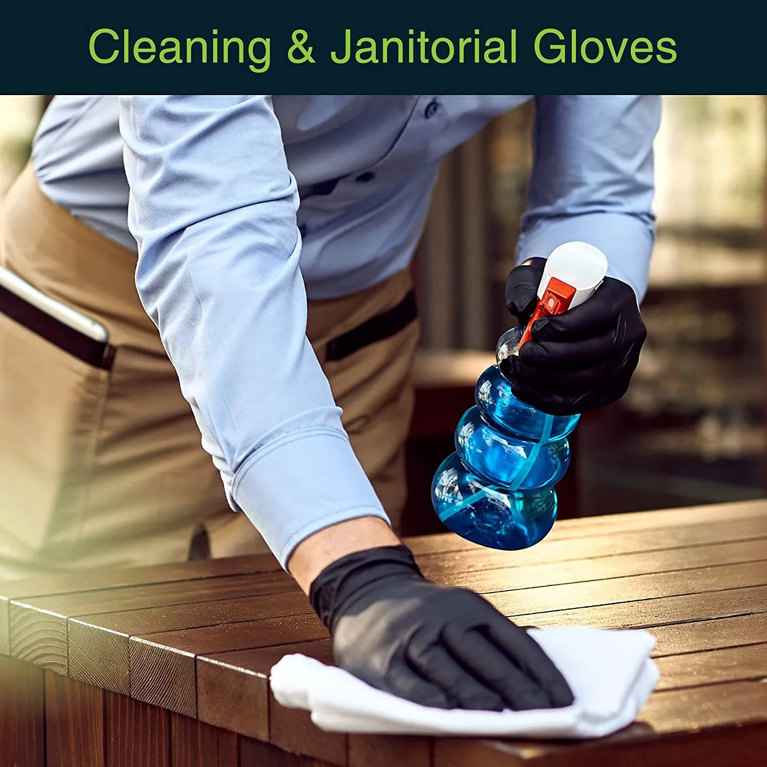 Medical Grade Vinyl Gloves - Blue