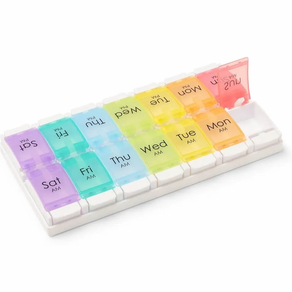 Medline 7-Day Pill Organizer Multicolor 2X/Day