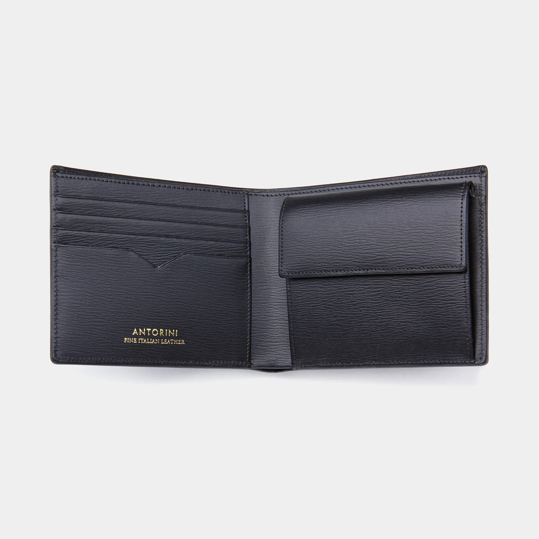 Men's Coin Wallet ANTORINI in Black Terre