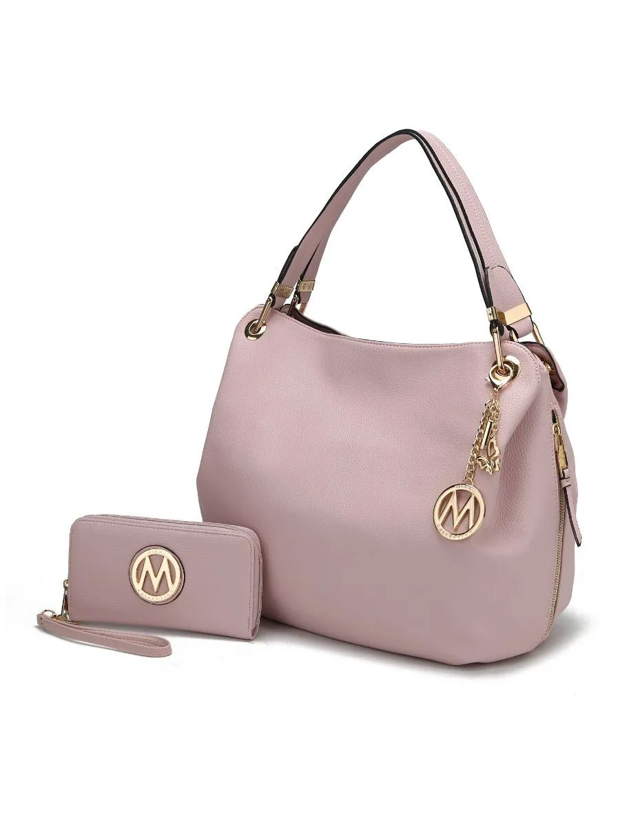 MKF Collection Fabienne Hobo Bag with Wallet by Mia k