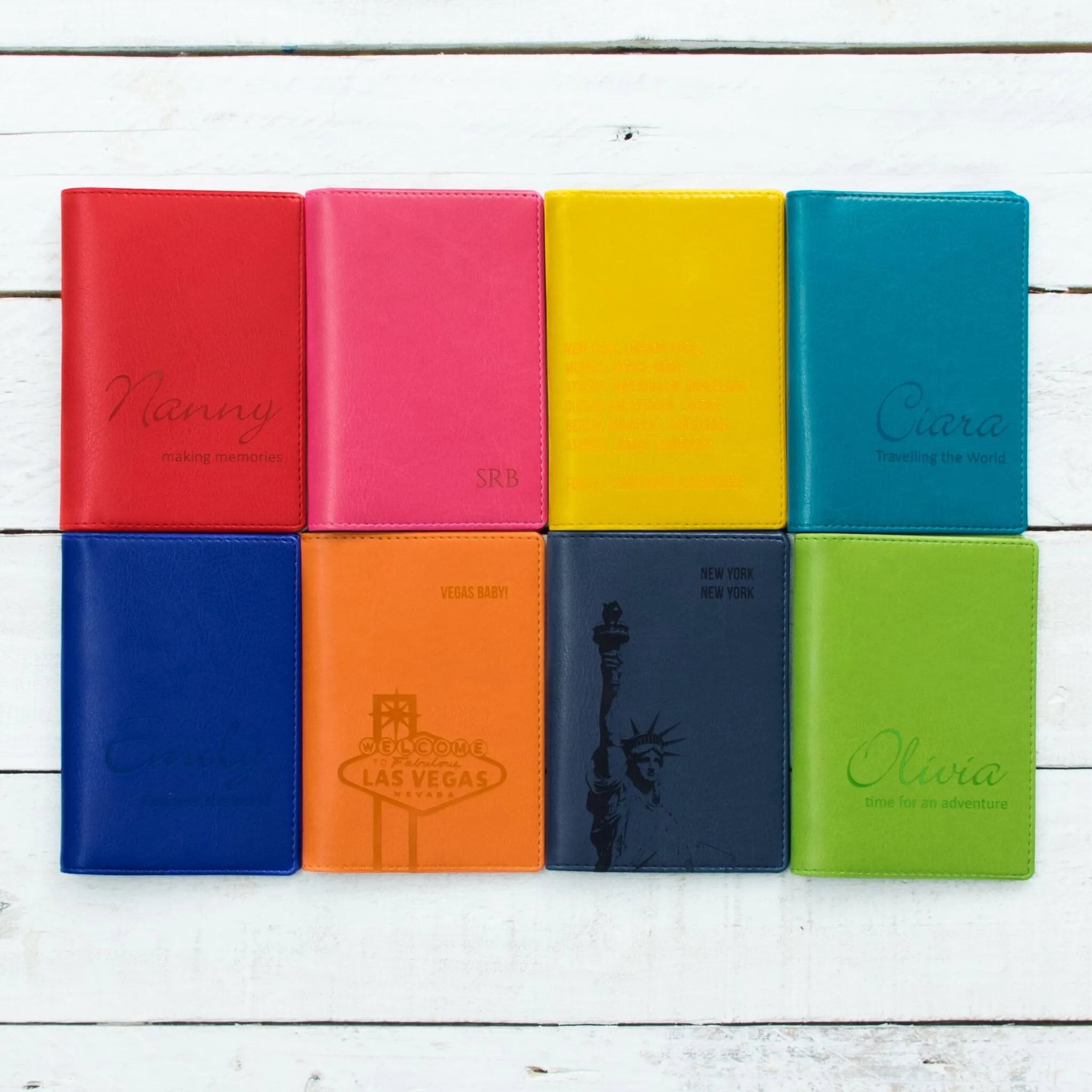 Monogram Personalised Passport Holder Cover
