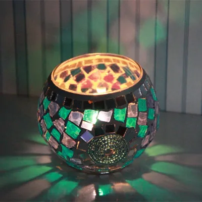 Mosaic Romantic Candle Holder