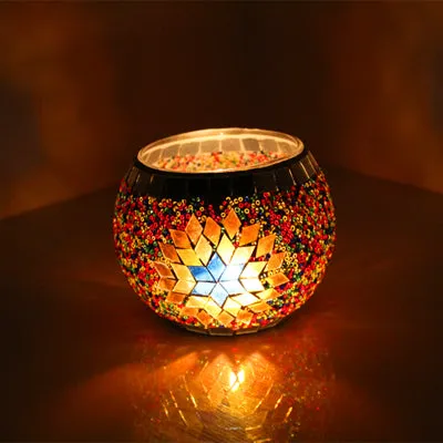 Mosaic Romantic Candle Holder