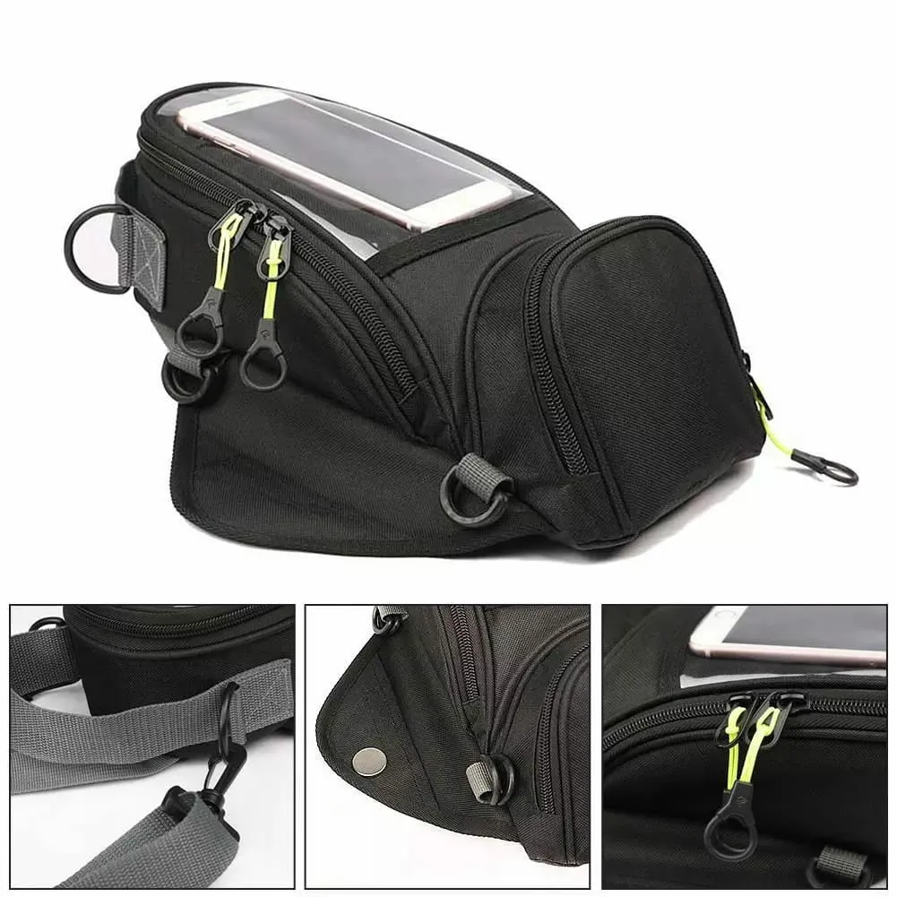 Motorcycle Fuel Tank Bag Riding Fixed Strap Strong Magnetic Bag