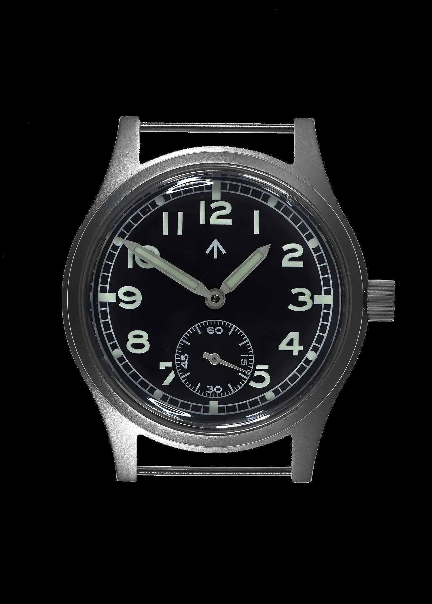 MWC 1940s/1950s "Dirty Dozen" Pattern General Service Watch with 24 Jewel Swiss SW216 Hand Wound Movement and Box Sapphire Crystal