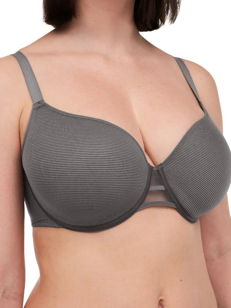 Nais Covering Spacer Bra - Graphite