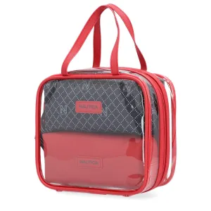 Nautica 3-Piece Clear Overnight Bag Set