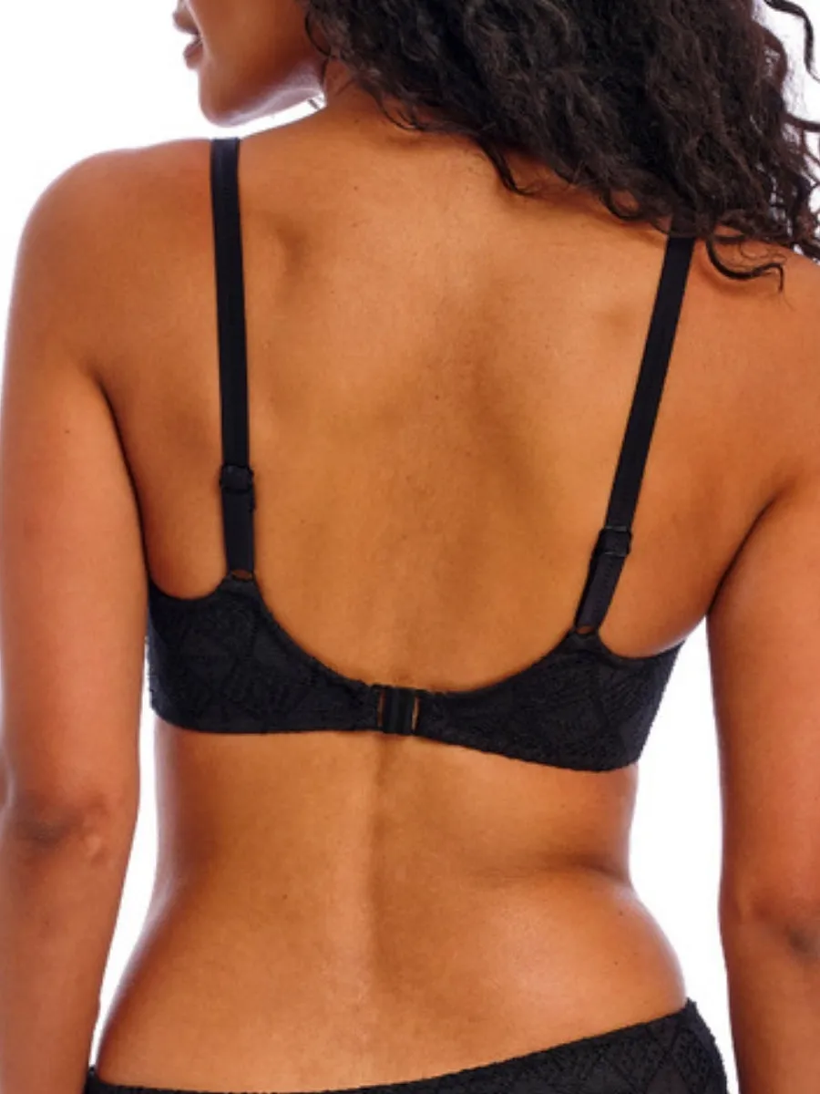 Nomad Nights Sweetheart Bikini Top - Black