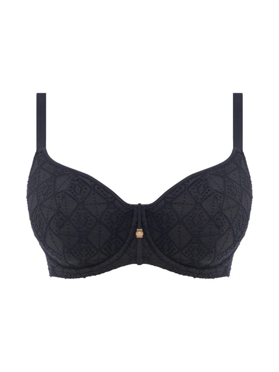 Nomad Nights Sweetheart Bikini Top - Black