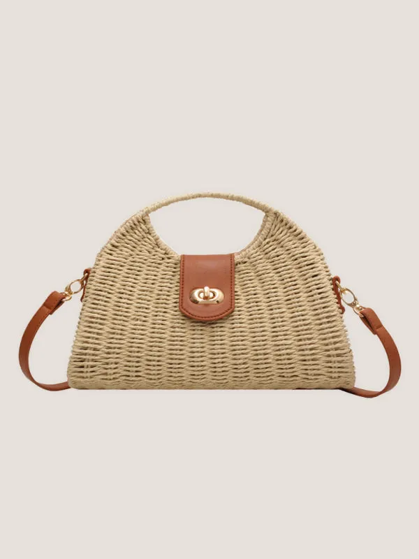 Nori Rattan Shoulder Bag