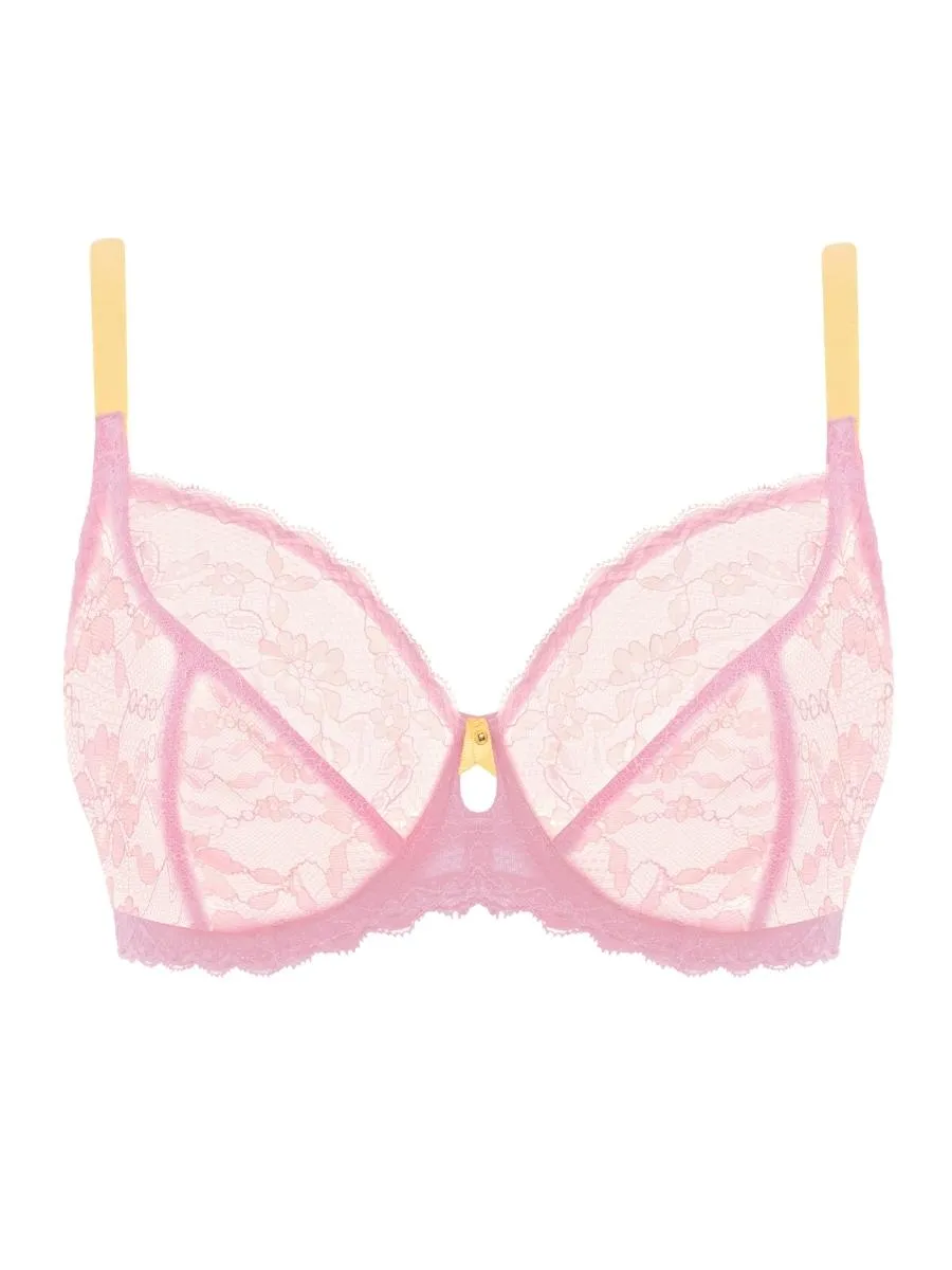 Offbeat Plunge Bra - Macaron
