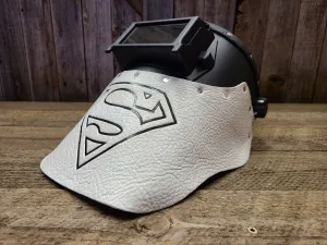 Outlaw Leather - Welding Hood - Black/White Superman