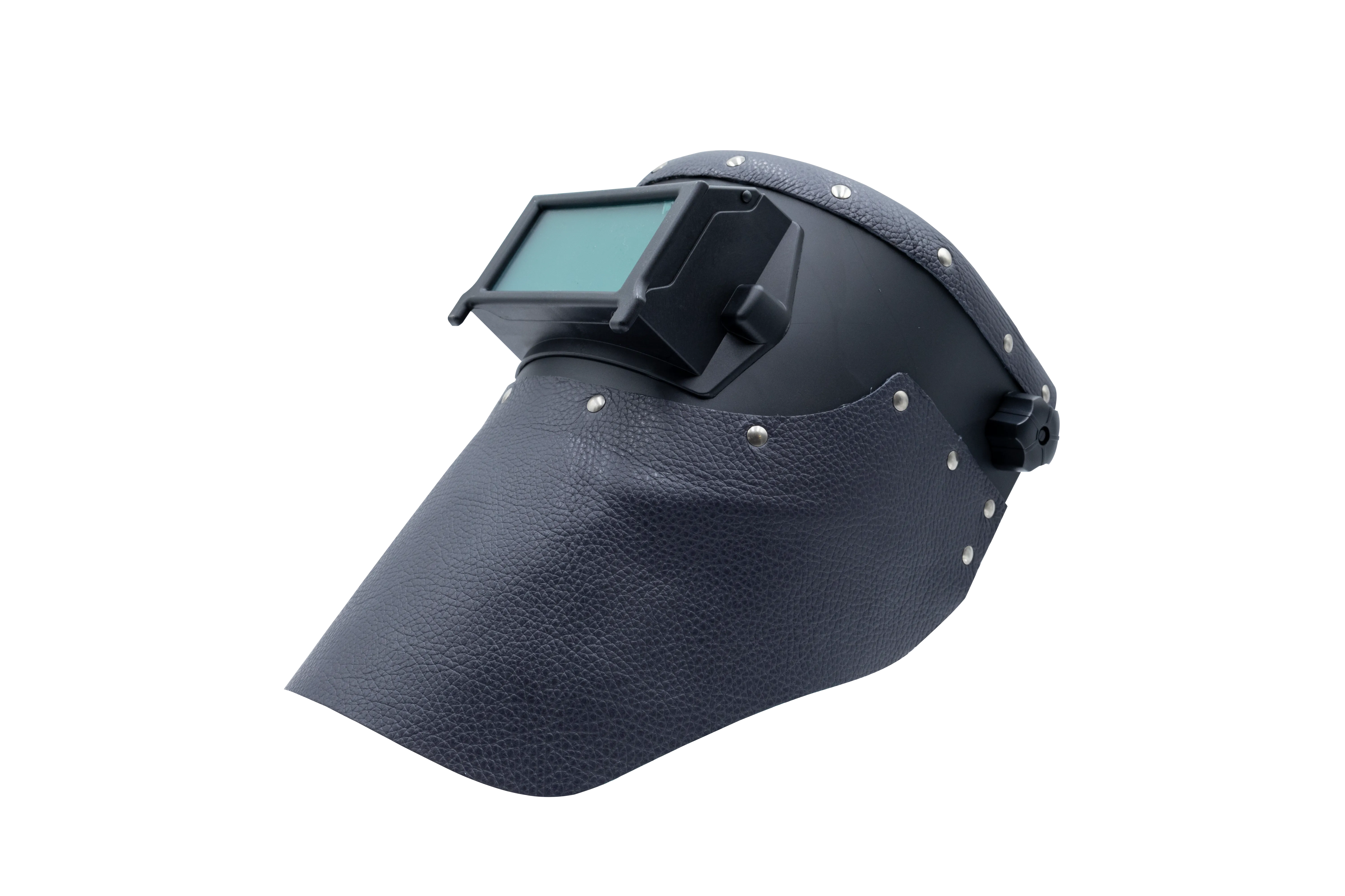 Outlaw Leather - Welding Hood - Deep Mystery Leather